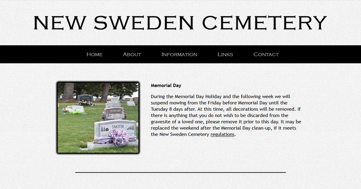 New Sweden Cemetery 1173